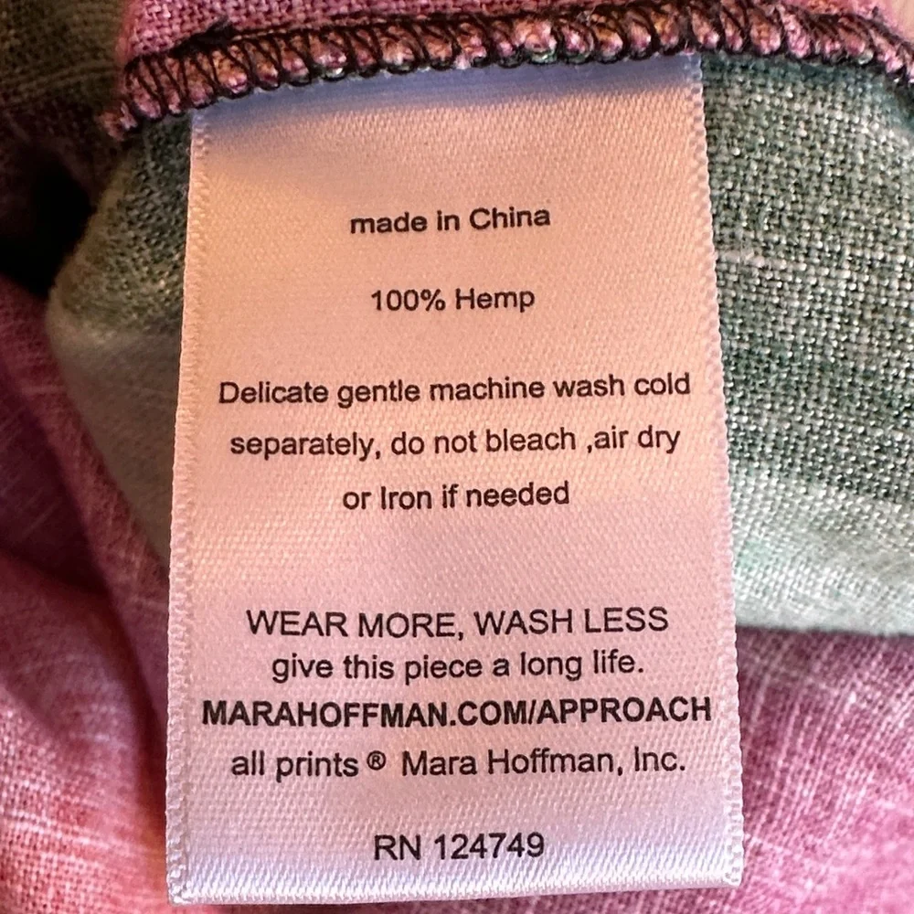 Mara Hoffman Multicolor Hemp Muumuu - Picture 8 of 11